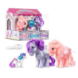 My Little Pony 40th Anniversary 3 Pack Cotton Candy Glory Blossom New In Box